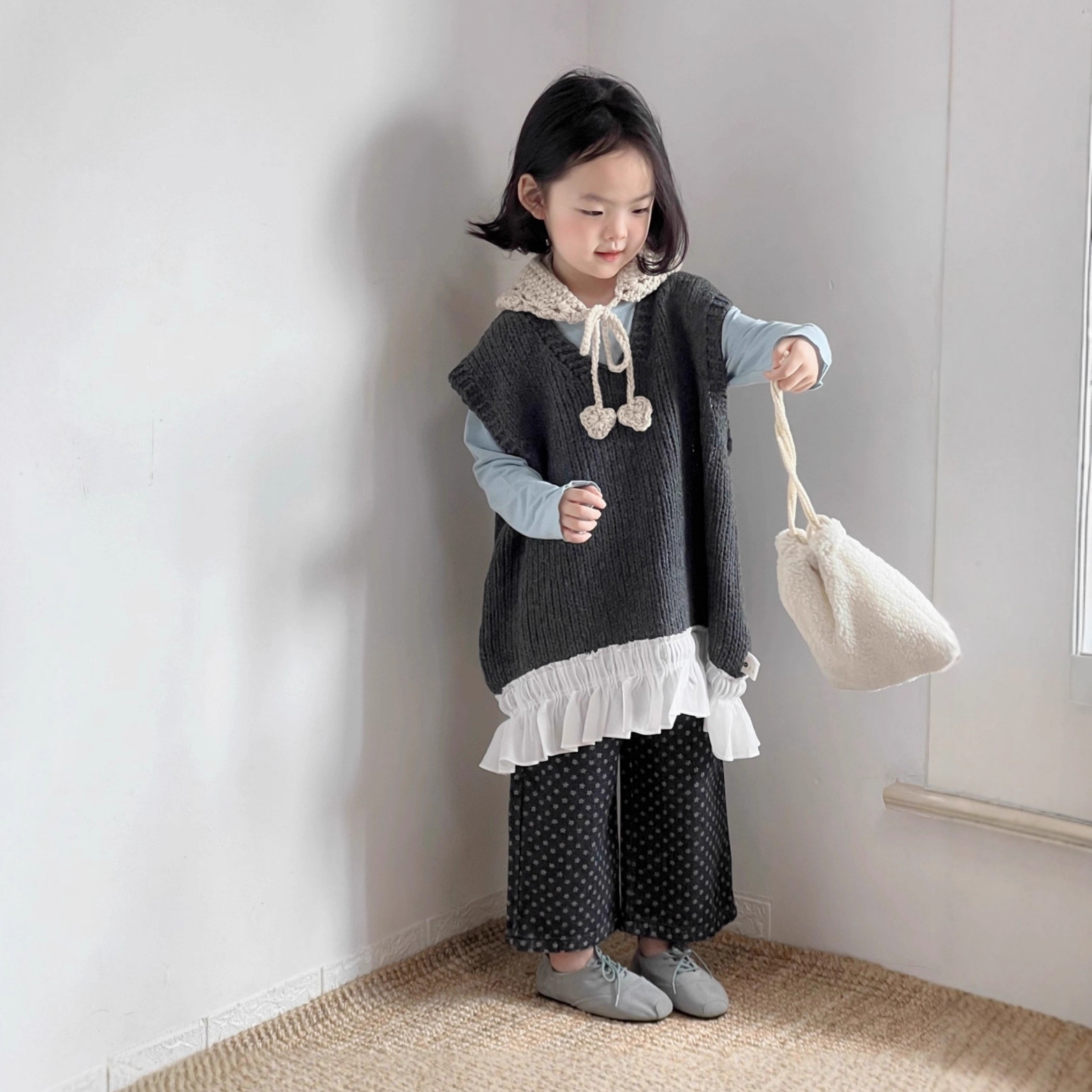 Baby X Clothing - Rompi Anak Perempuan 2025 Musim Gugur