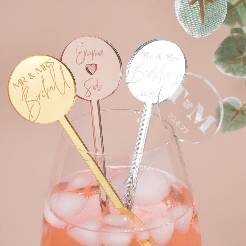 Baby Clothing Tags - 100 buah minuman unik pengaduk pernikahan