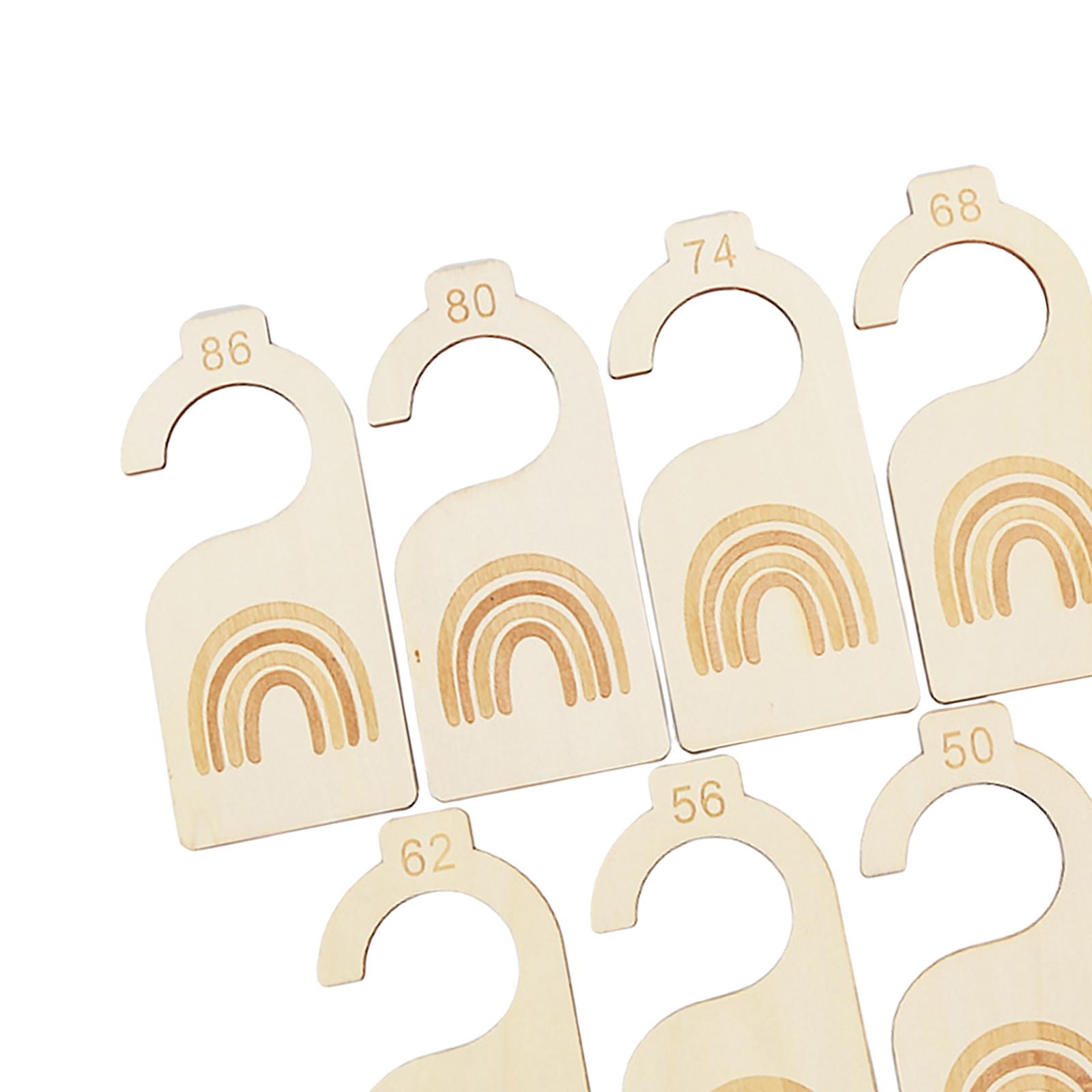 Baby Clothing Tags - 7x Gantungan Baju Bayi Ukuran Berbeda,