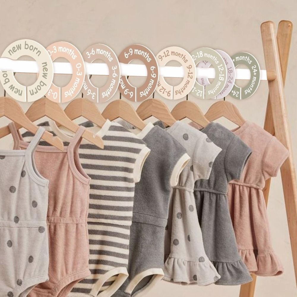 Baby Clothing Tags - 68/9 Buah Gantungan Pengatur Pakaian Bayi