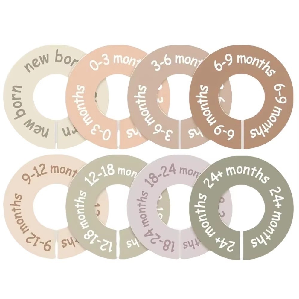Baby Clothing Tags - 68/9 Buah Gantungan Pengatur Pakaian Bayi