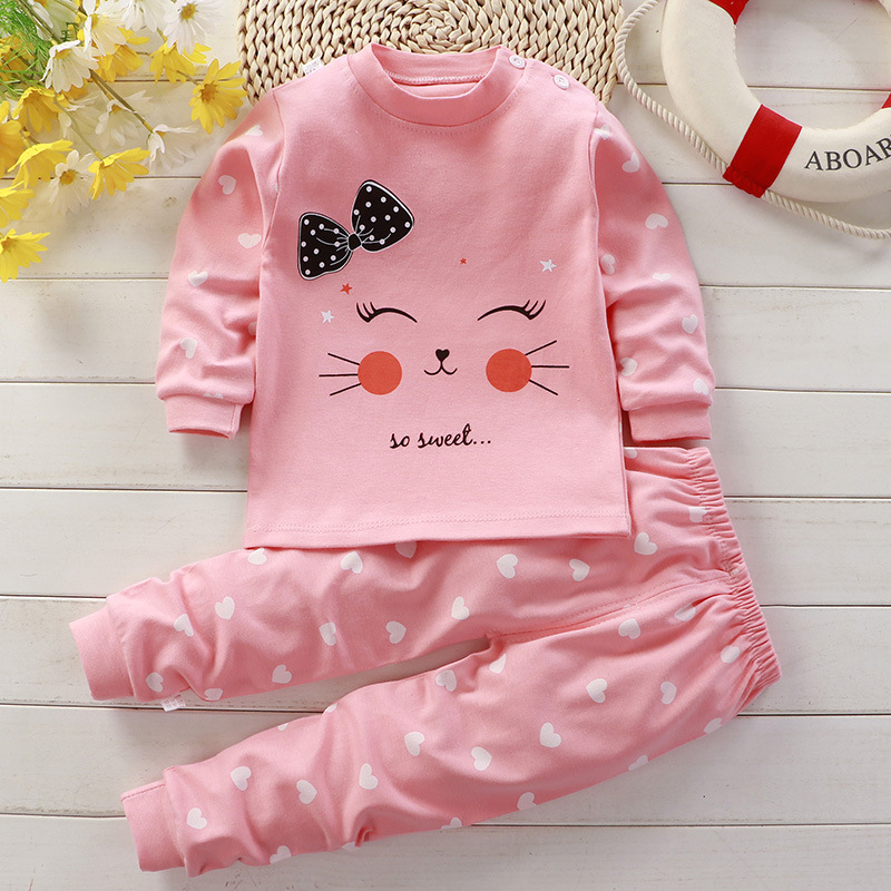 Baby Clothing For Sleep - Setelan piyama lengan panjang bayi, kostum