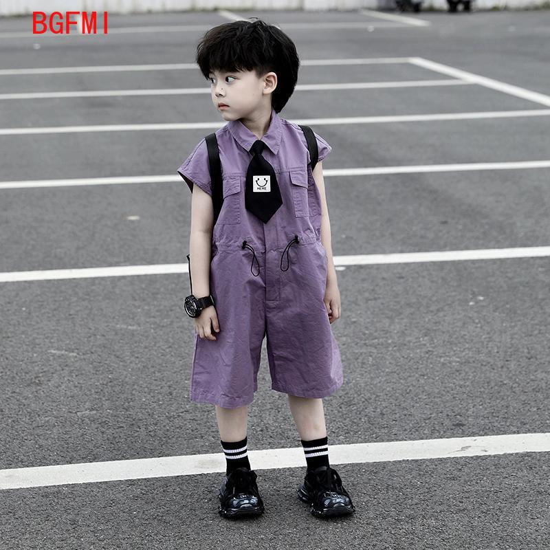Baby Clothing Boy - Celana Pendek Musim Panas Anak-anak Overall
