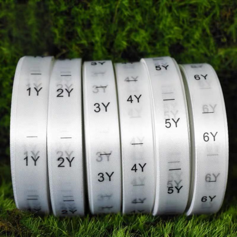 Baby Clothing Tags - 1000pcs/roll label ukuran anak-anak/label ukuran pakaian