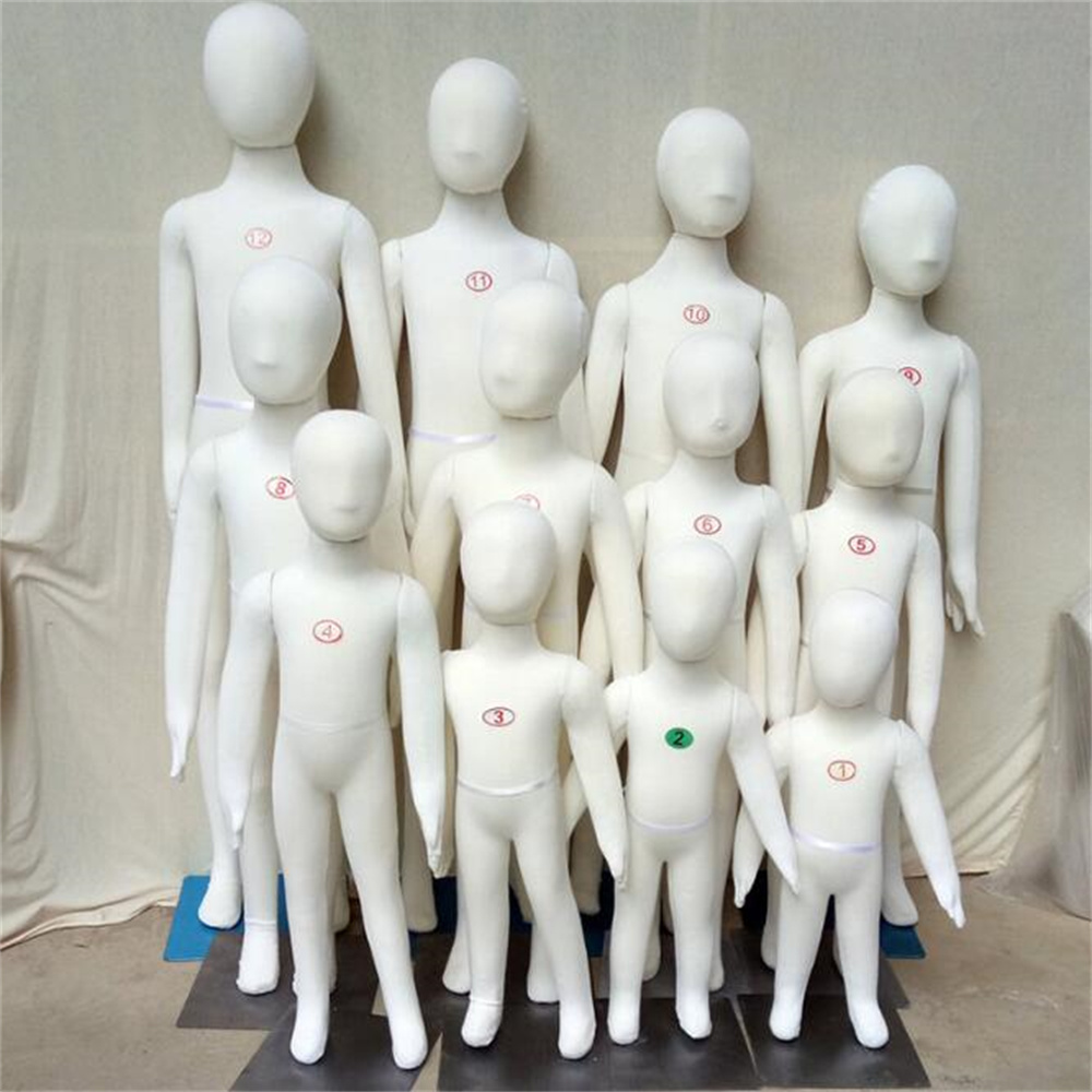 Baby Clothing Display Stand - Manekin Tangan Anak Ukuran Penuh, Display