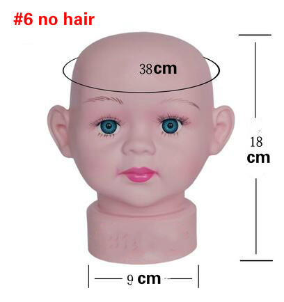 Baby Clothing Display Stand - Model Kepala Bayi Balita Topi Pertunjukan