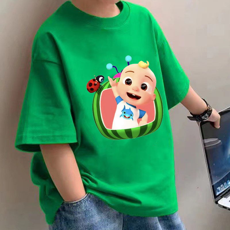 Baby Clothing Boy - Kaus Bayi Cocomelons Kaus Lengan Pendek