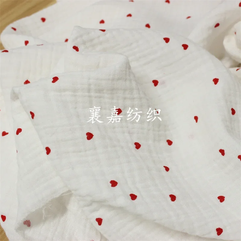 Kain Katun Bayi Bermotif Hati  - Baby Clothing For Sleep ulasan dan harga