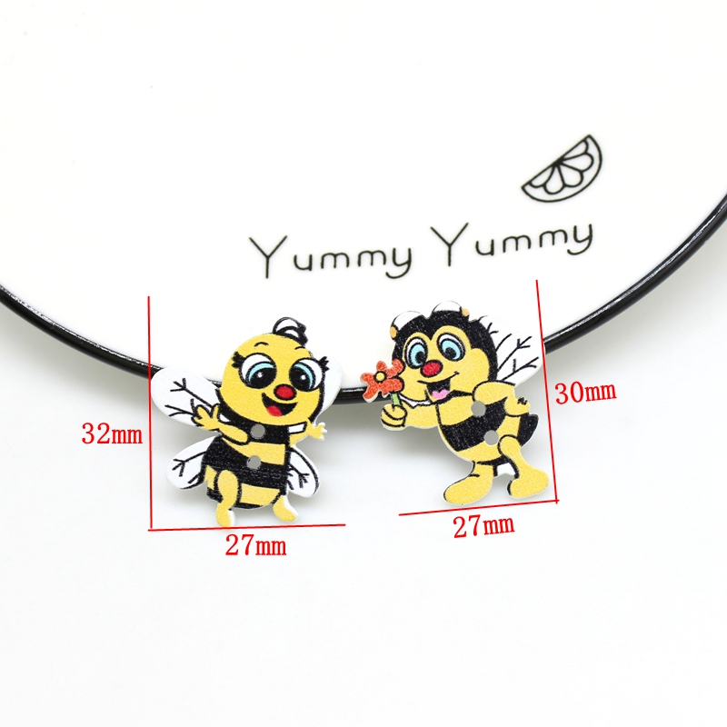 50 Buah/Lot Kancing Kartun Leb - Baby X Clothing ulasan dan harga