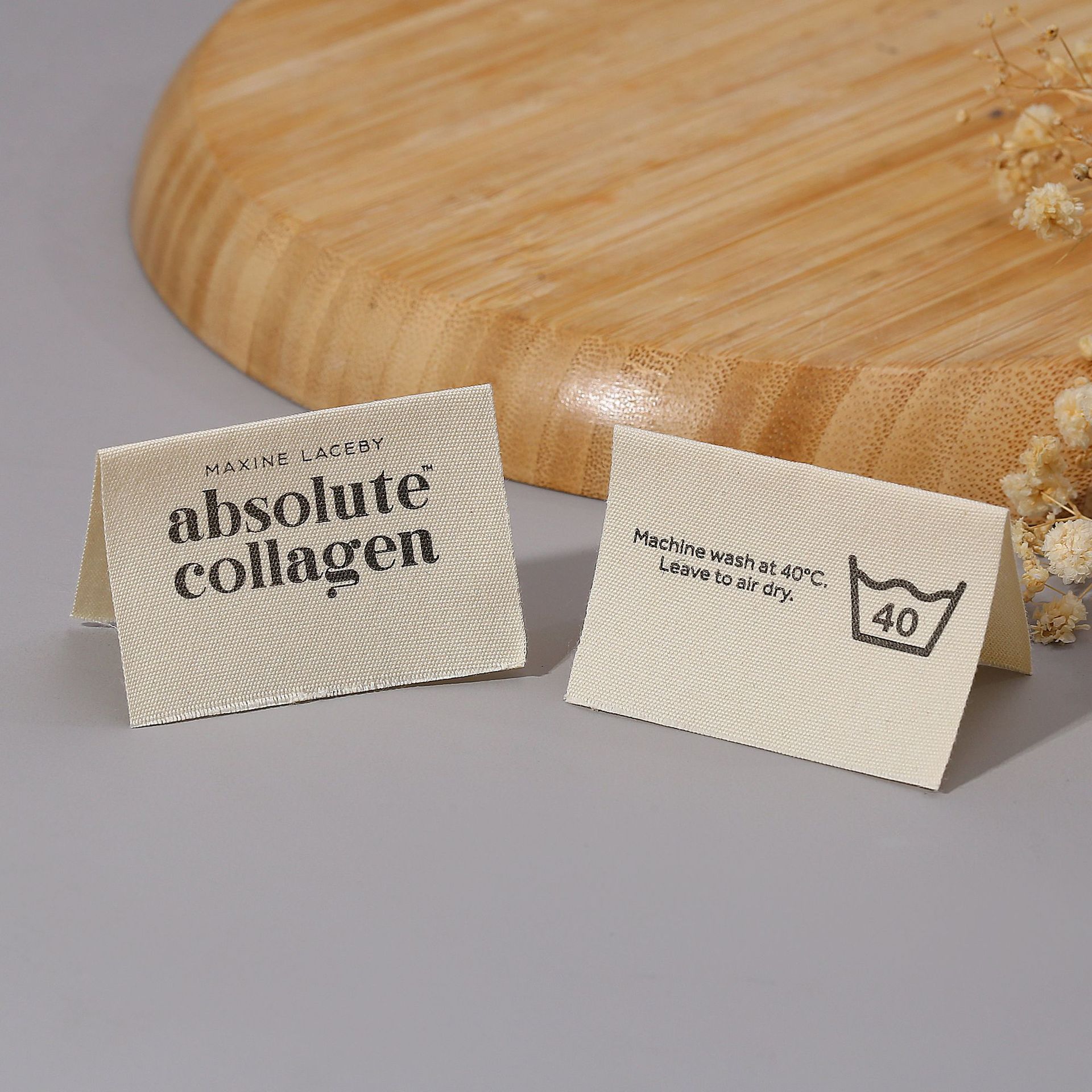 Label Kain Katun Custom Cetak  - Baby Clothing Tags ulasan dan harga