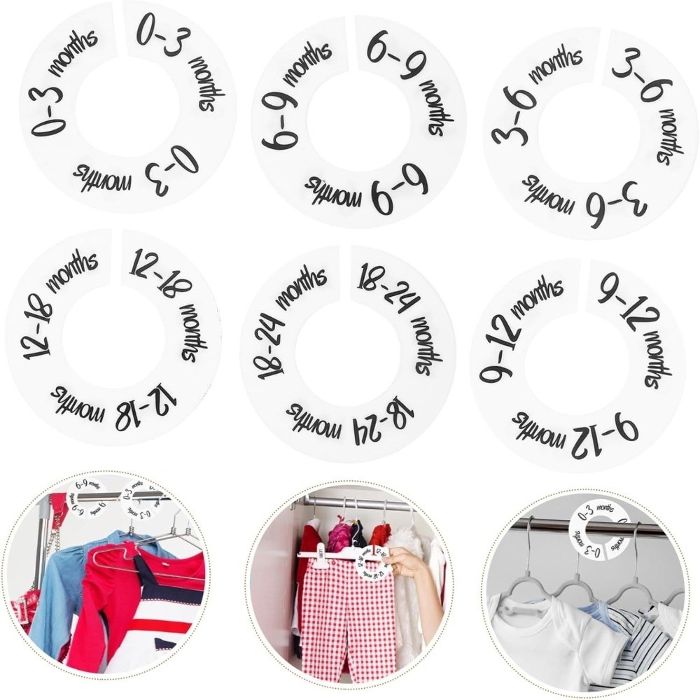 68/9 Buah Gantungan Pengatur P - Baby Clothing Tags ulasan dan harga