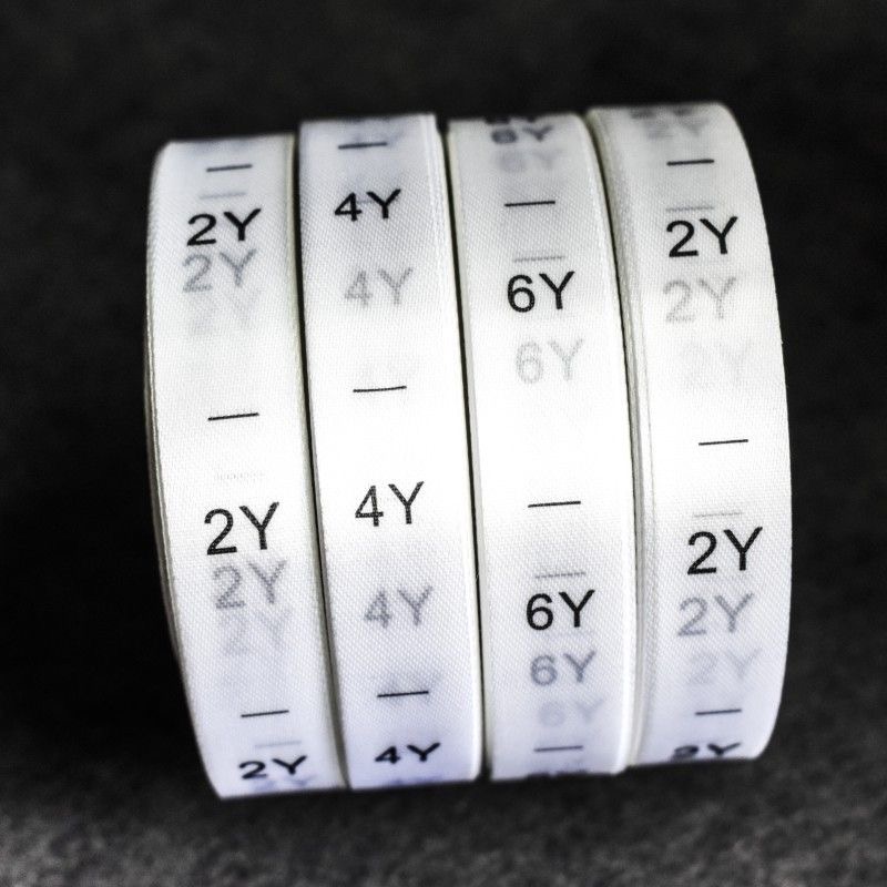 1000pcs/roll label ukuran anak - Baby Clothing Tags ulasan dan harga