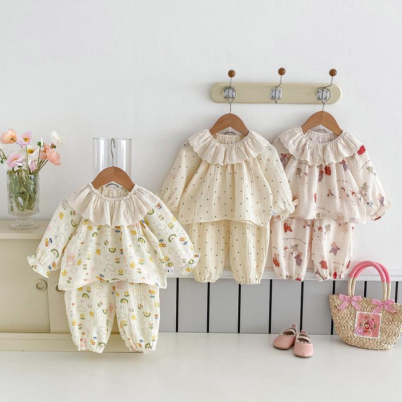 Set pakaian rumah bayi perempu - Baby Clothing For Sleep ulasan dan harga