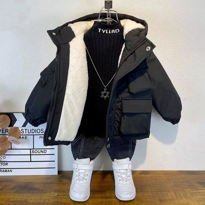 Jaket Hoodie hangat anak-anak, - Baby X Clothing ulasan dan harga