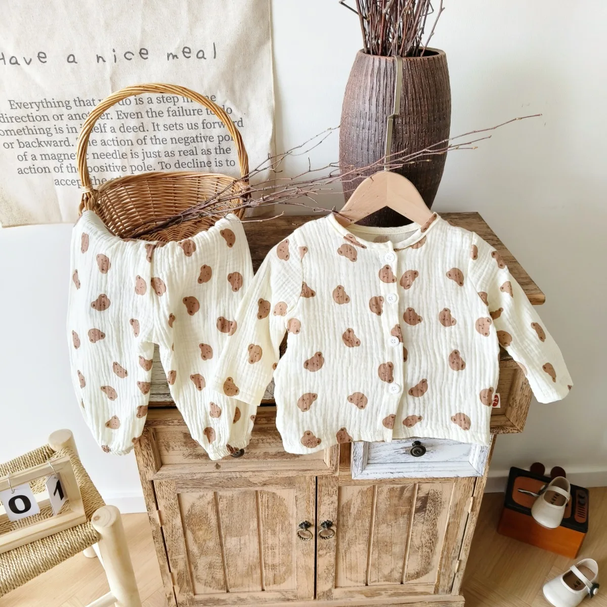 Setelan piyama anak laki-laki  - Baby Clothing For Sleep ulasan dan harga