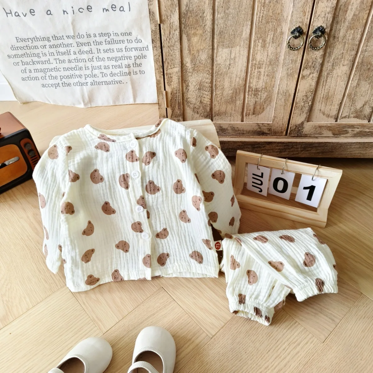 Setelan piyama anak laki-laki  - Baby Clothing For Sleep ulasan dan harga