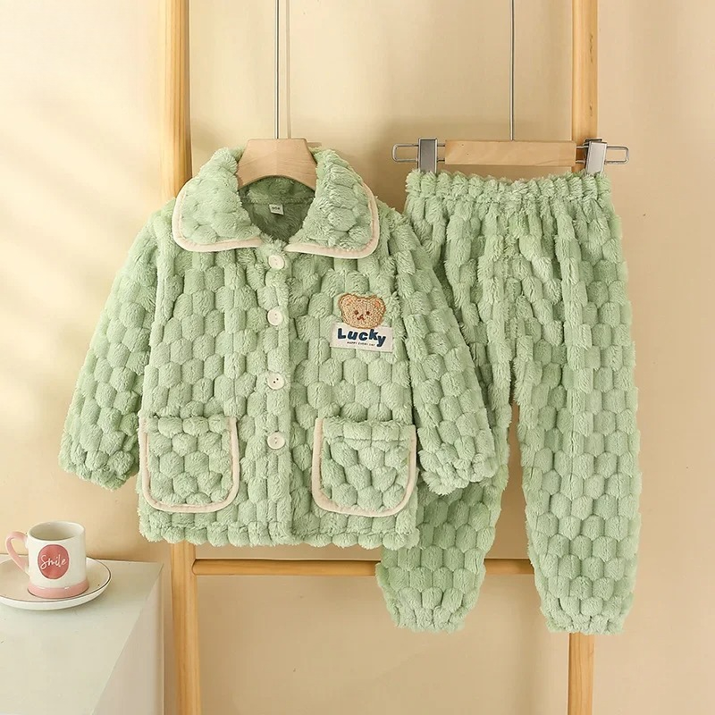Piyama Tebal Flanel Musim Gugu - Baby Clothing For Sleep ulasan dan harga