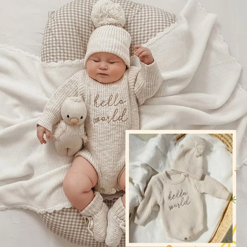 Ylsteed Hello World Romper fot - Baby Clothing Brand ulasan dan harga