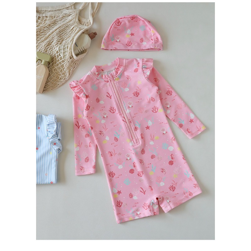 Baju Renang Satu Potong Lengan - Baby Swimwear Uv ulasan dan harga