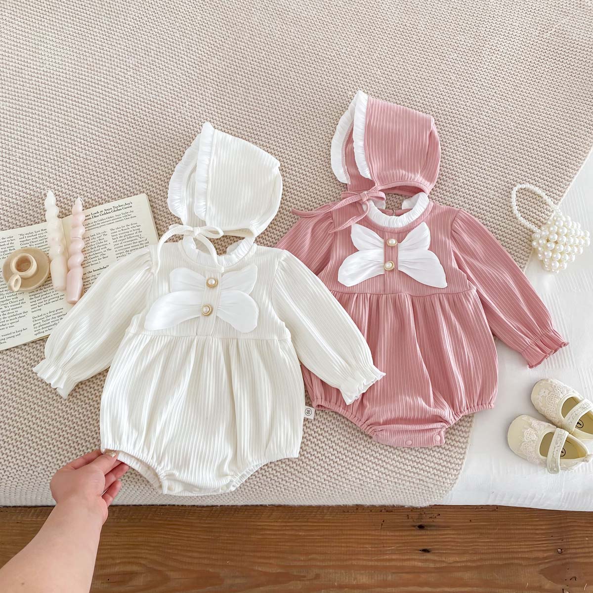 Baju monyet bayi perempuan, de - Baby Clothing Display Stand ulasan dan harga