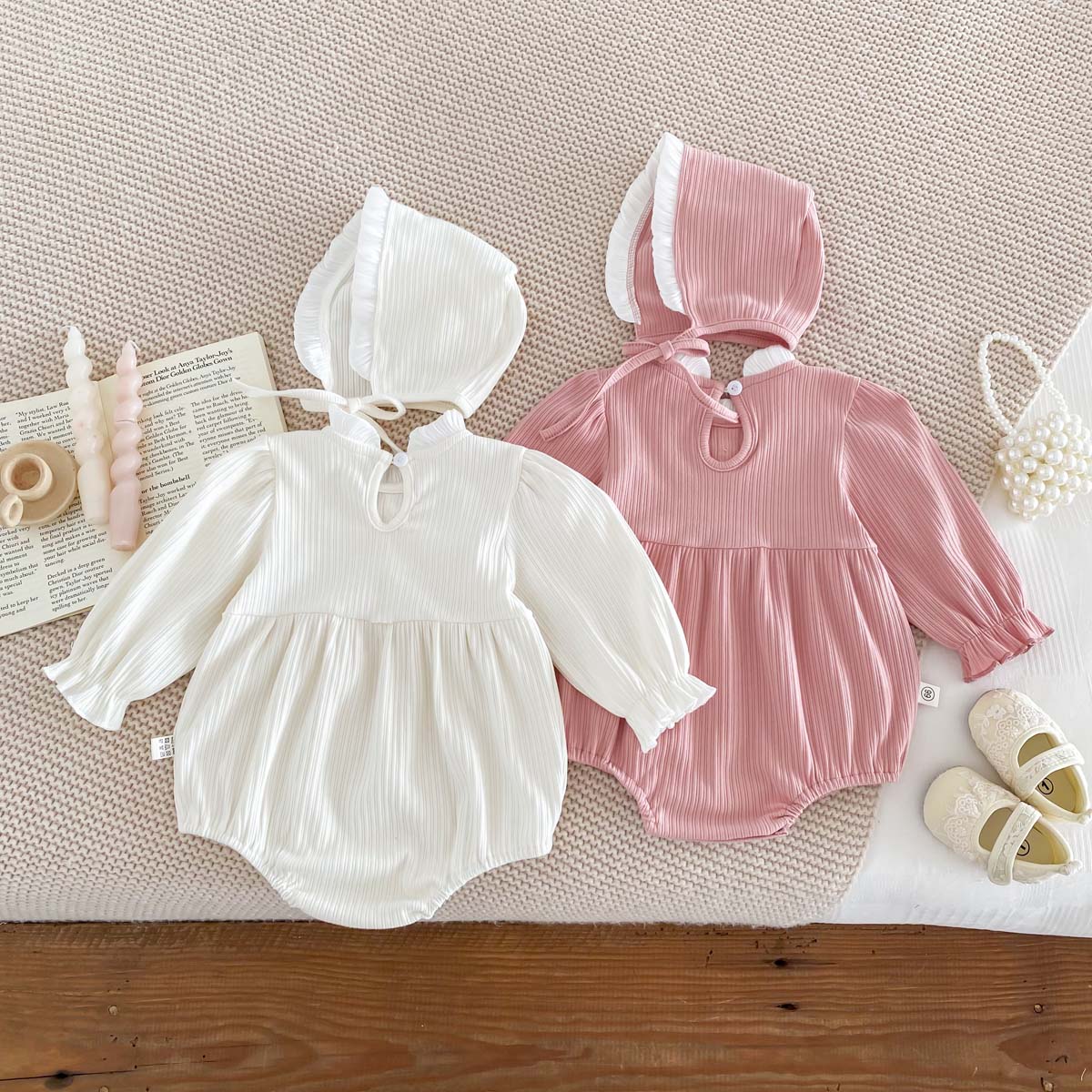 Baju monyet bayi perempuan, de - Baby Clothing Display Stand ulasan dan harga